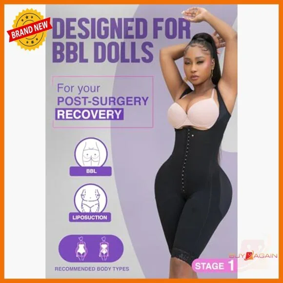 Stage 1 Post Surgery Faja Full Body Shapewear XXS High Compression